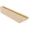 Ekena Millwork 4in. W x 8in. H x 36in. L Ridgewood Woodgrain TimberThane Rafter Tail, Primed Tan RFTUR04X08X36RIDRCPR - alternate 5